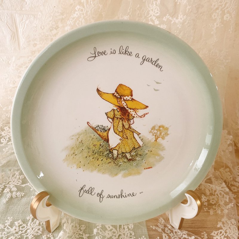 霍莉霍比珍藏磁盘 - 爱的系列: 花园 - 摆饰 - 瓷 白色