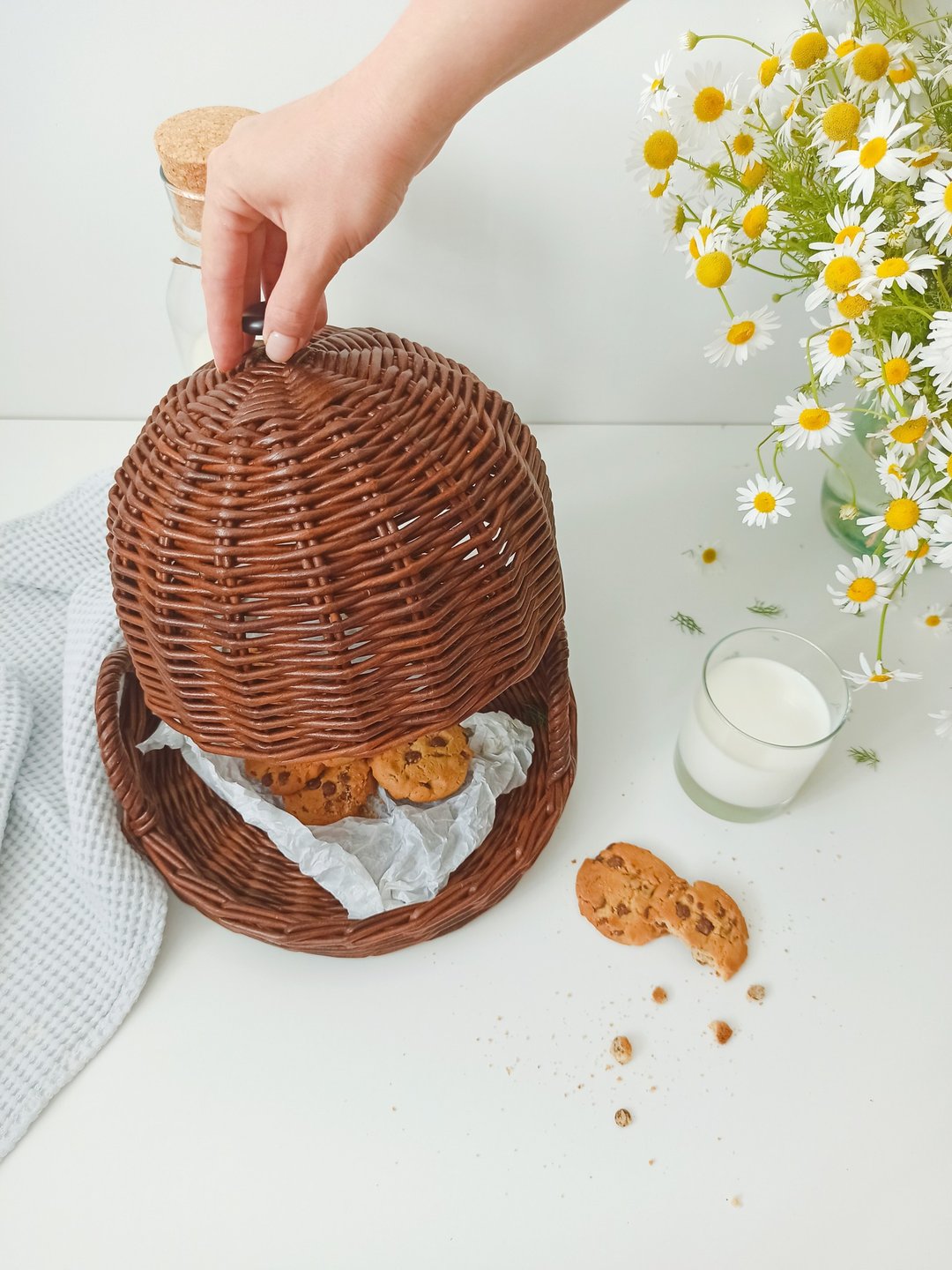 Wicker bread box cloche - 其他 - 环保材料 多色