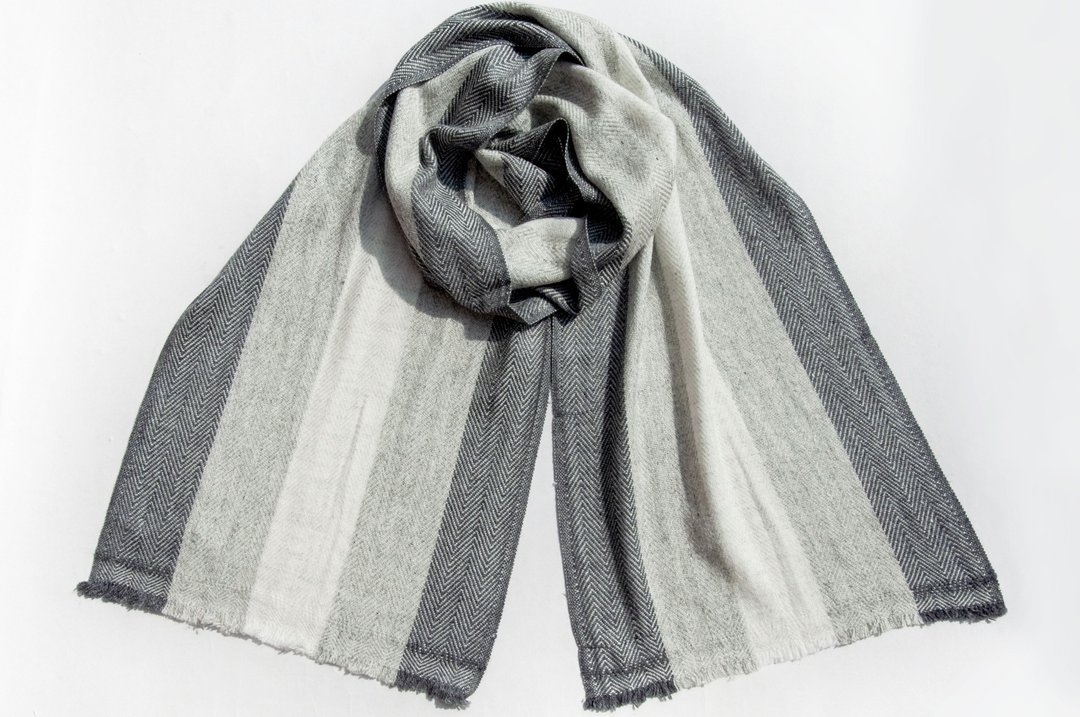 喀什米尔Cashmere/针织围巾/纯羊毛围巾/羊毛披巾-厚款日本 - 围巾/披肩 - 羊毛 多色