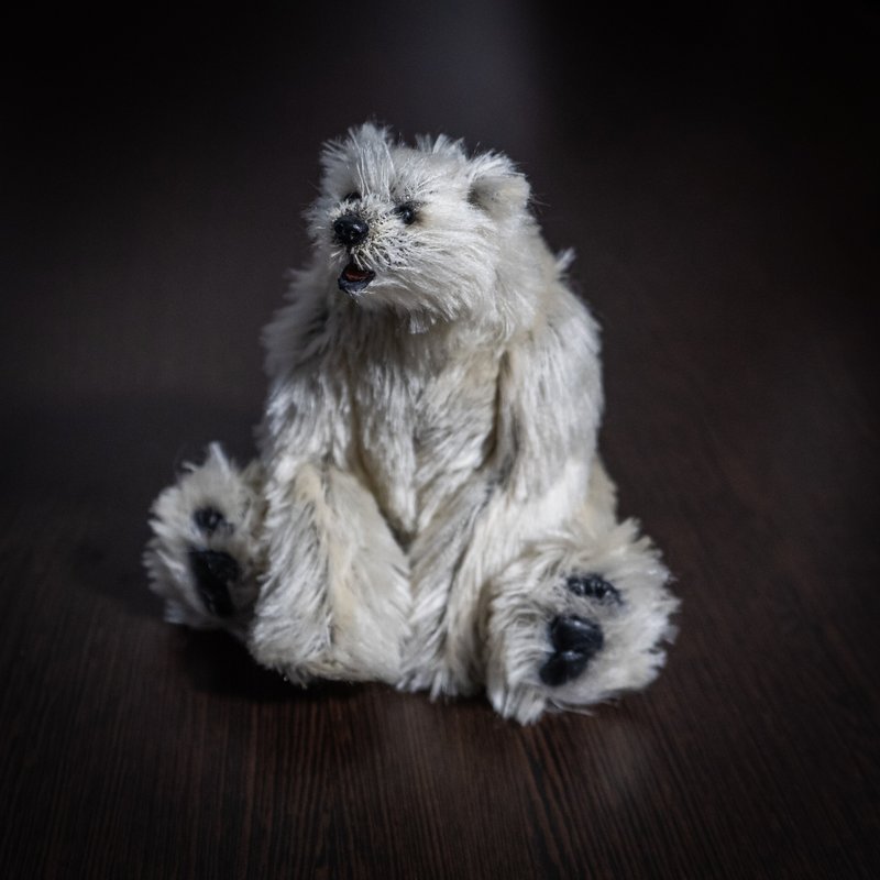 Teddy Bear - Stuffed Animal - 玩偶/公仔 - 其他金属 灰色