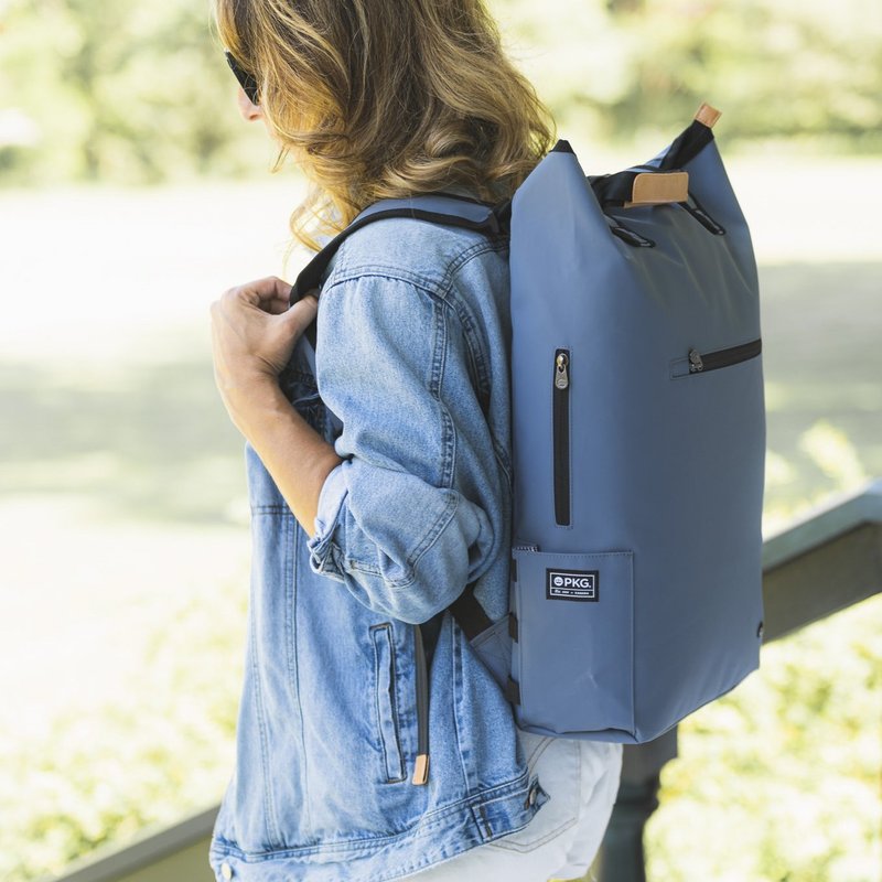PKG BAG -LIBERTY Vintage Blue TOTE RECYCLED | BACKPACK 耐水 - 电脑包 - 聚酯纤维 蓝色