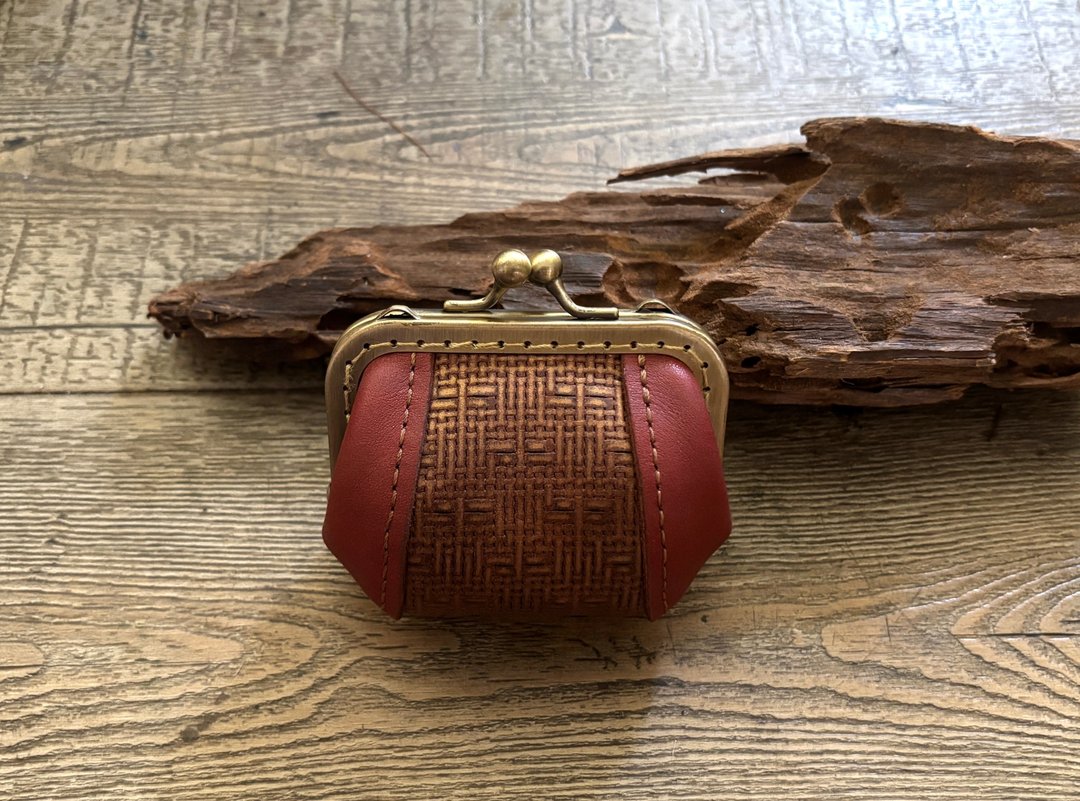 POPO│经典.皮革立体口金包 leather - 皮夹/钱包 - 真皮 红色