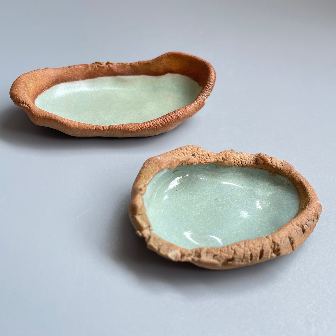 @studio_florero 湖泊 |盖置|烛台|茶针置 | 匙置 - 茶具/茶杯 - 陶 绿色