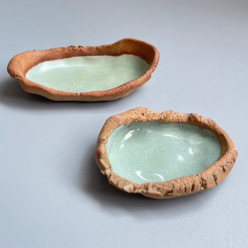 @studio_florero 湖泊 |盖置|烛台|茶针置 | 匙置 - 茶具/茶杯 - 陶 绿色