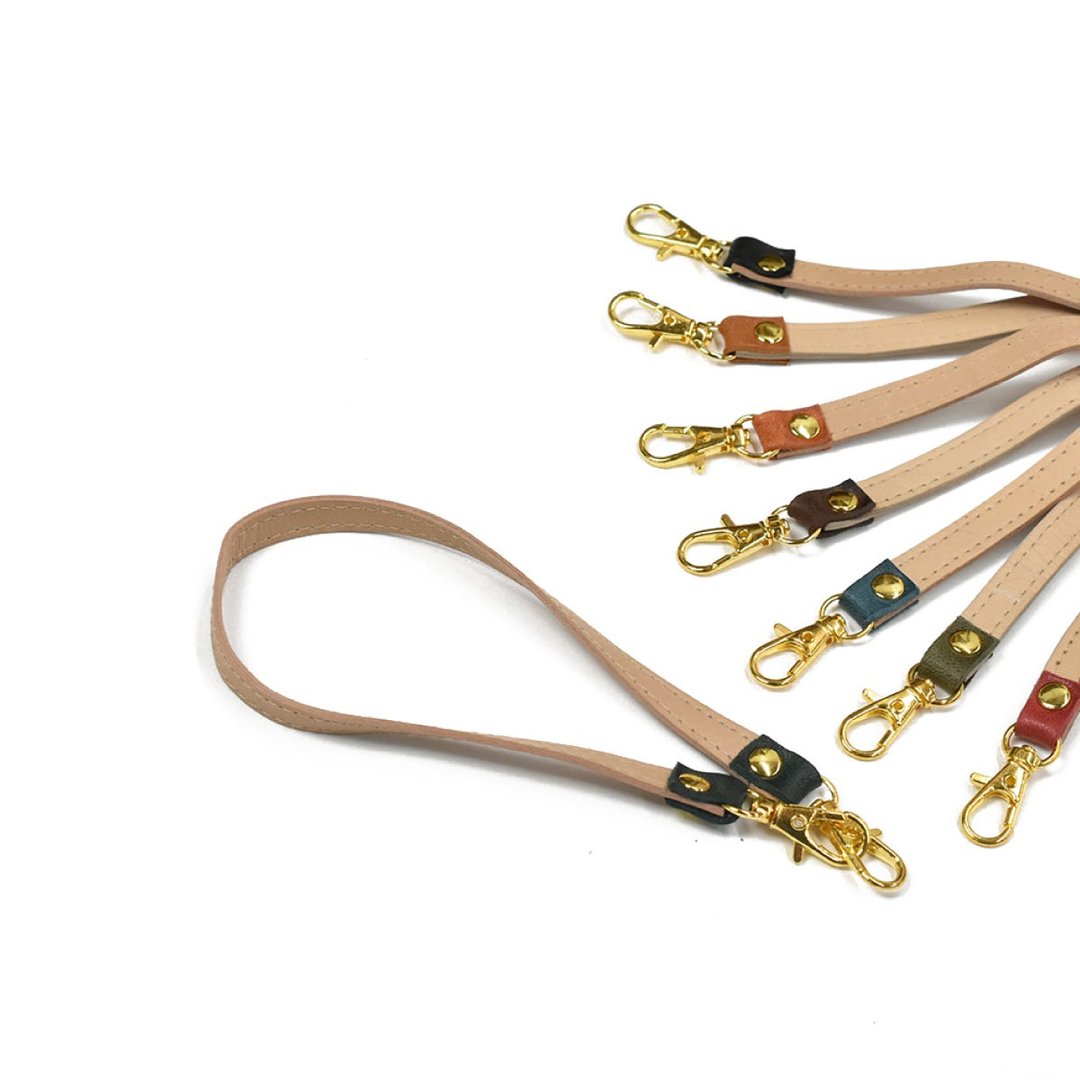 国产马革 马皮 短带 可调节 真皮 short strap 日本制 - 挂绳/吊绳 - 真皮 多色