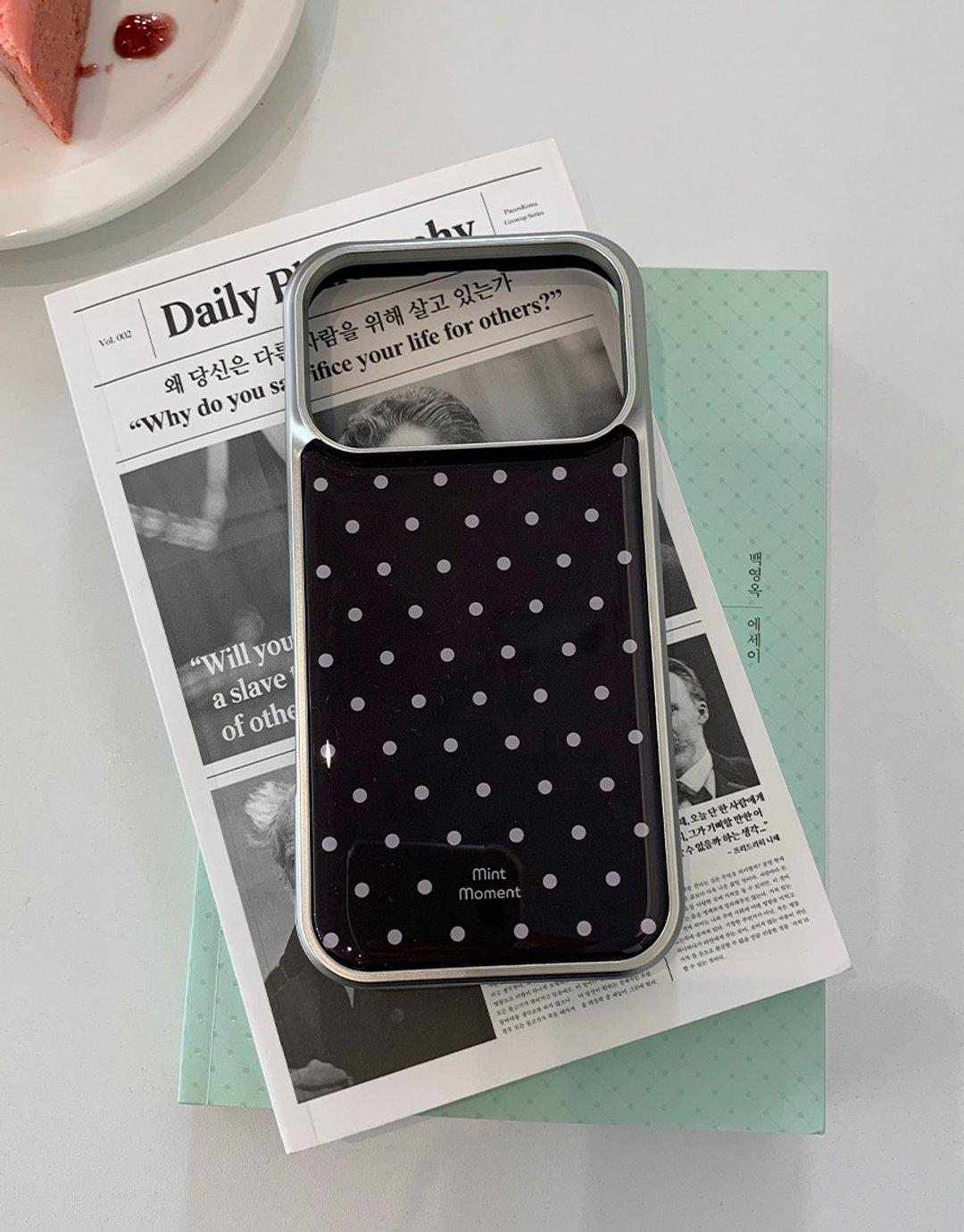 Dot Chocolate Brown 环氧树脂 iPhone 手机壳 MagSafe - 手机壳/手机套 - 其他材质 咖啡色