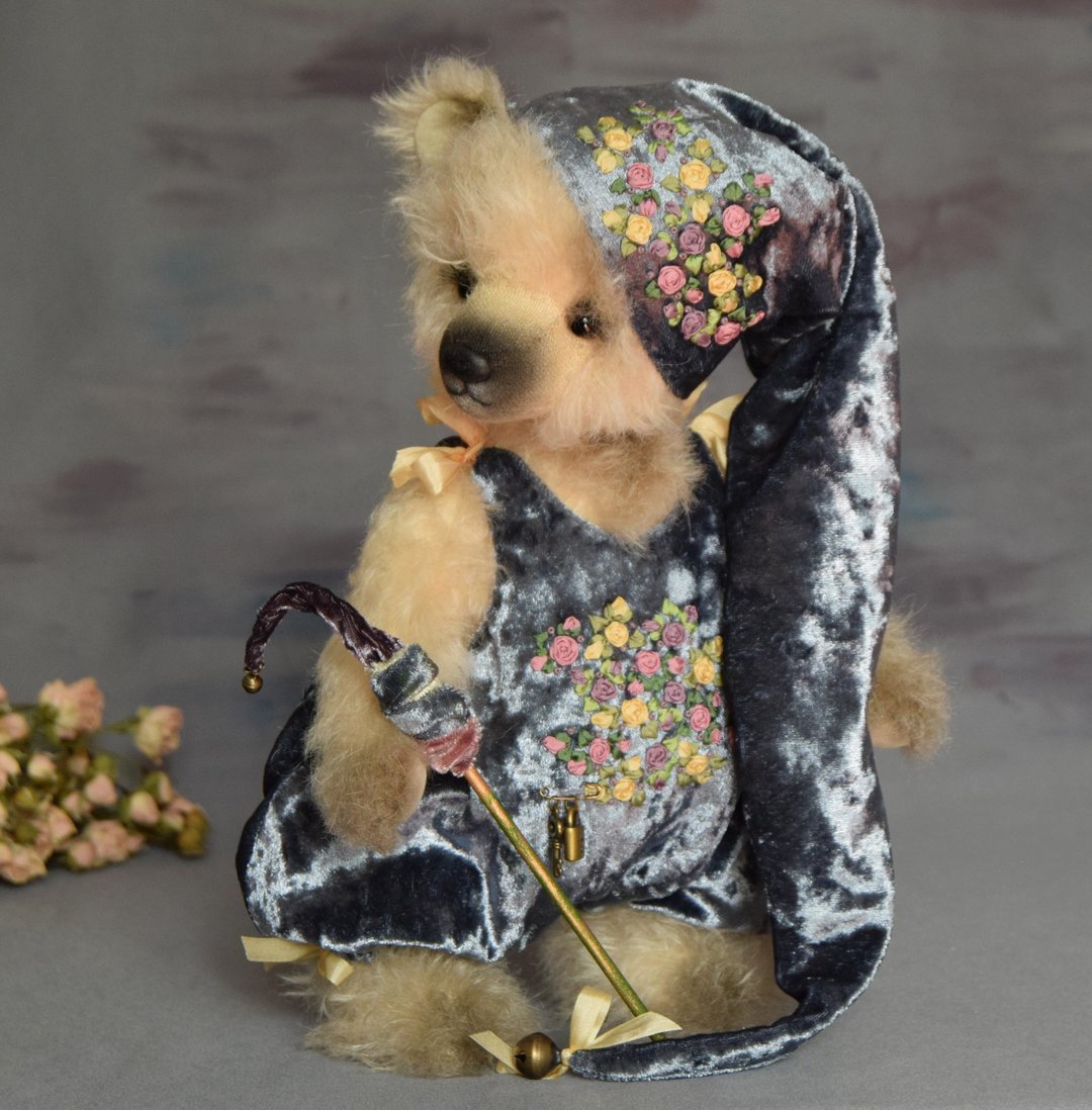 OOAK. Artist teddy bear. Jules - 玩偶/公仔 - 其他材质 多色