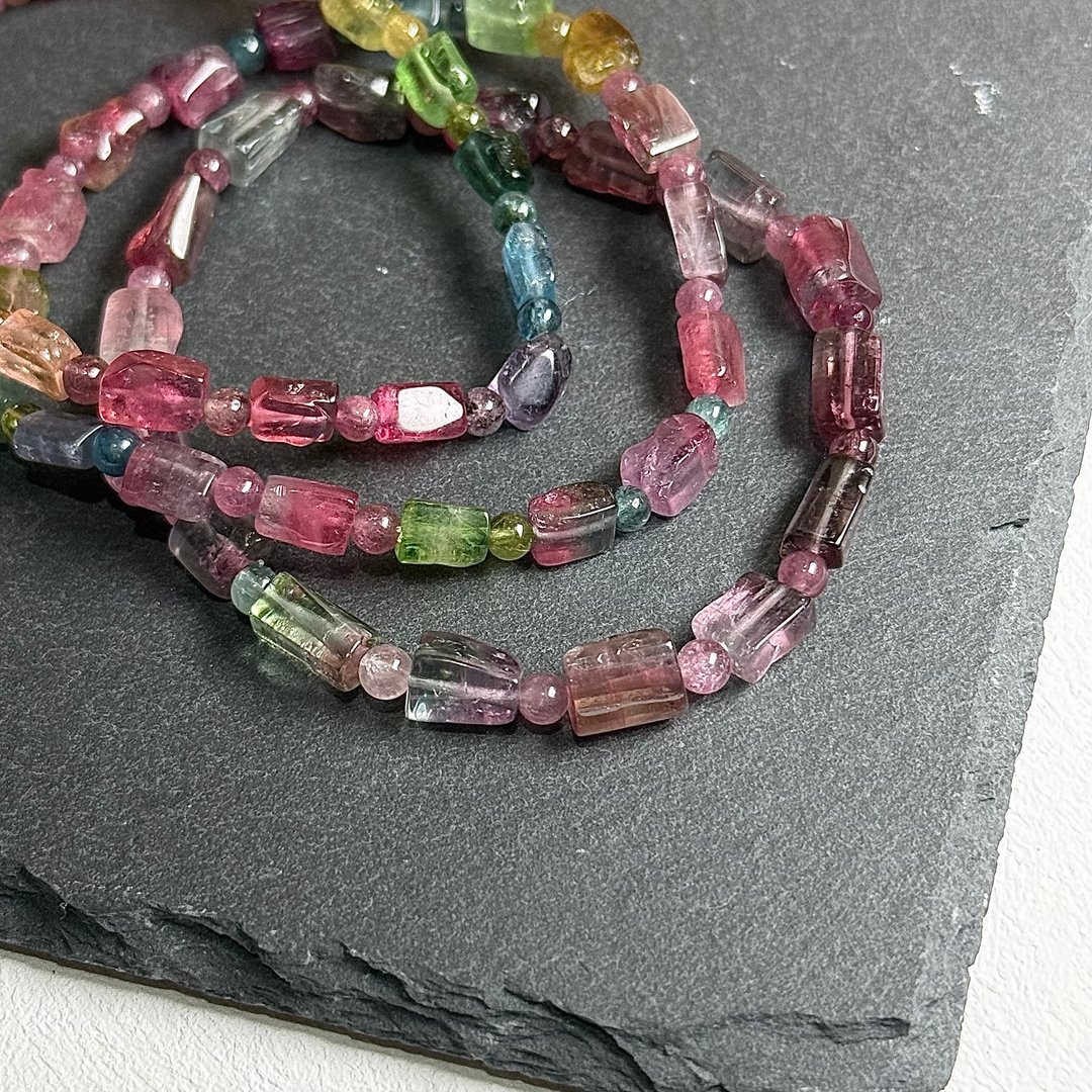 碧玺随形手串 - 手链/手环 - 水晶 多色