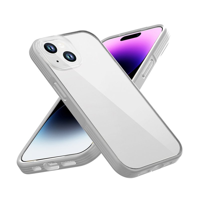 VOYAGE 超军规防摔保护壳-Pure Sport 浅灰-iPhone 15 Plus (6.7) - 手机壳/手机套 - 其他材质 透明