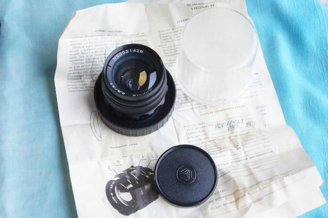 MIR-1V 37mm f2.8 镜头 M42 Zenit Praktica 相机 Flektogon Micro 4/3 - 相机 - 其他材质 