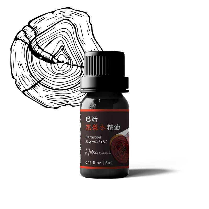 【卡佛香】巴西花梨木精油 - 香薰/精油/线香 - 玻璃 黑色