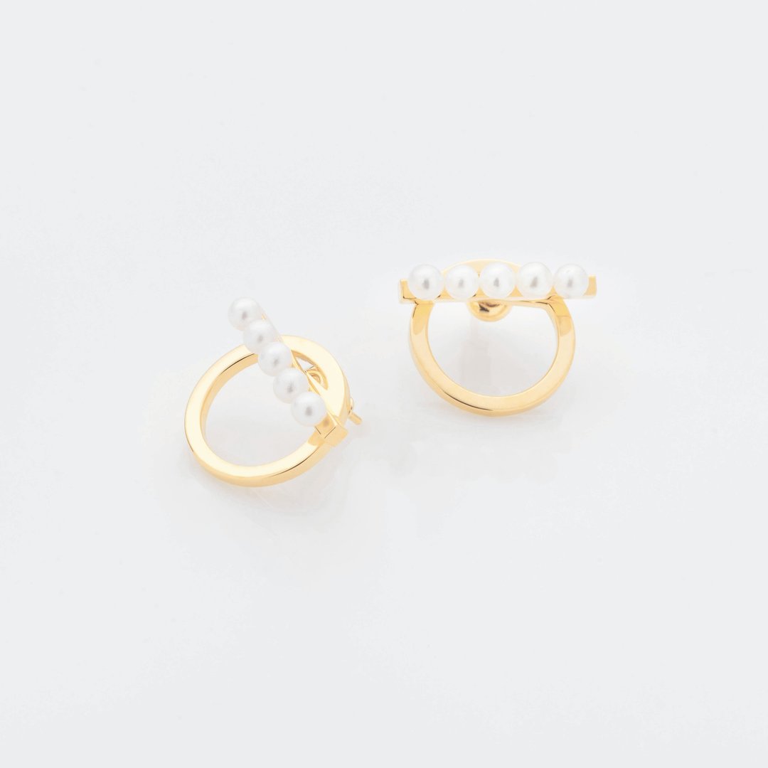 典雅脱俗 / Dorothy earrings 一对 - 耳环/耳夹 - 其他金属 金色