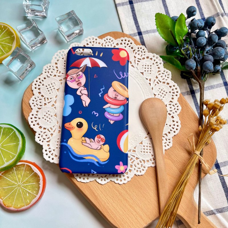 blue :: funny face on the beach collection - 手机壳/手机套 - 塑料 蓝色