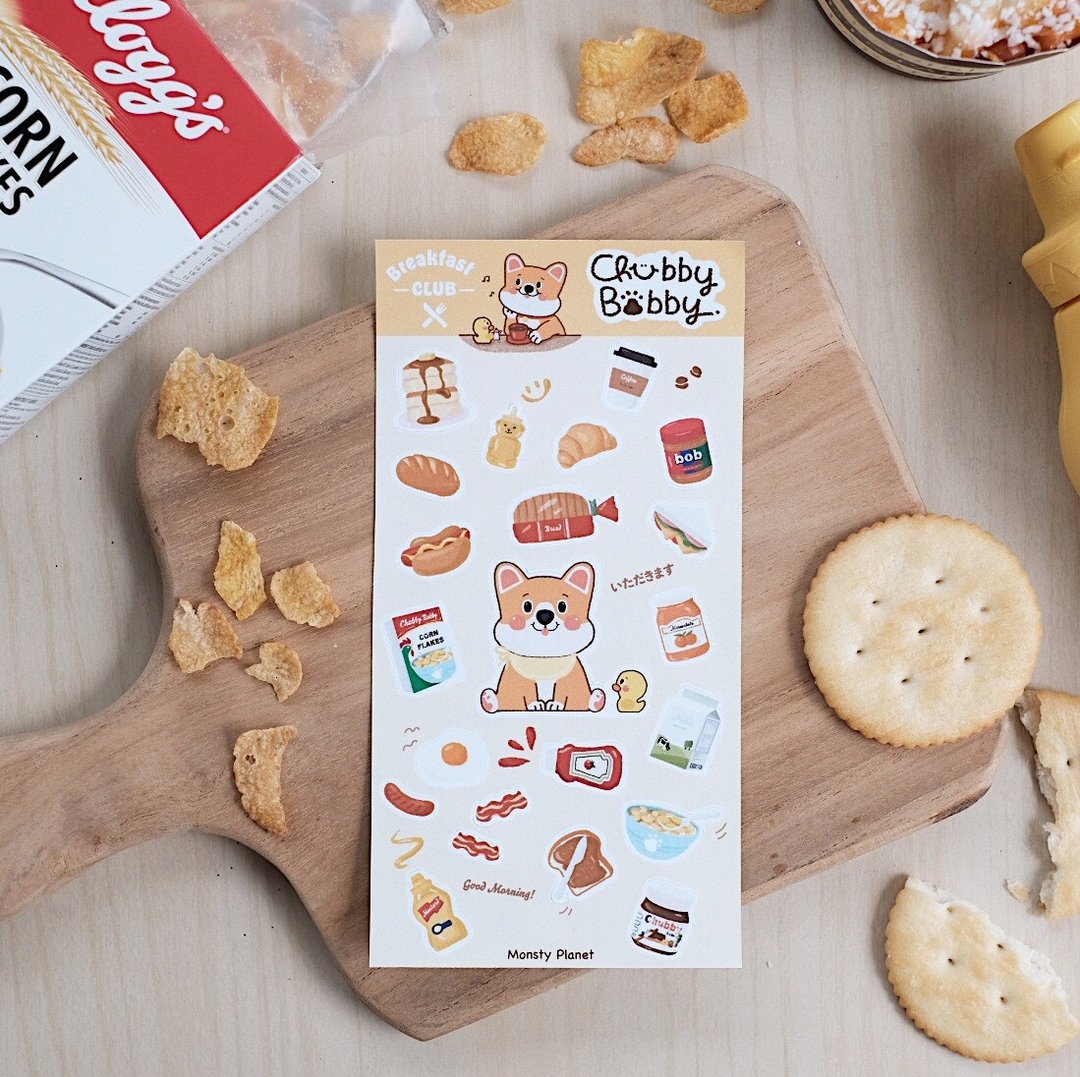 Sticker : Breakfast Club - 贴纸 - 纸 