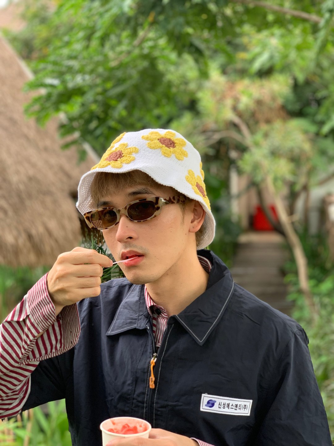 Blossom Bucket (Yellow) - 帽子 - 其他材质 黄色