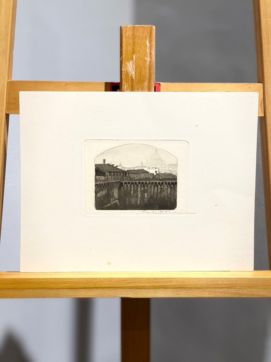 意大利艺术家Alberto Petrucci - 签名蚀刻版画 - Etching - 海报/装饰画/版画 - 纸 黑色