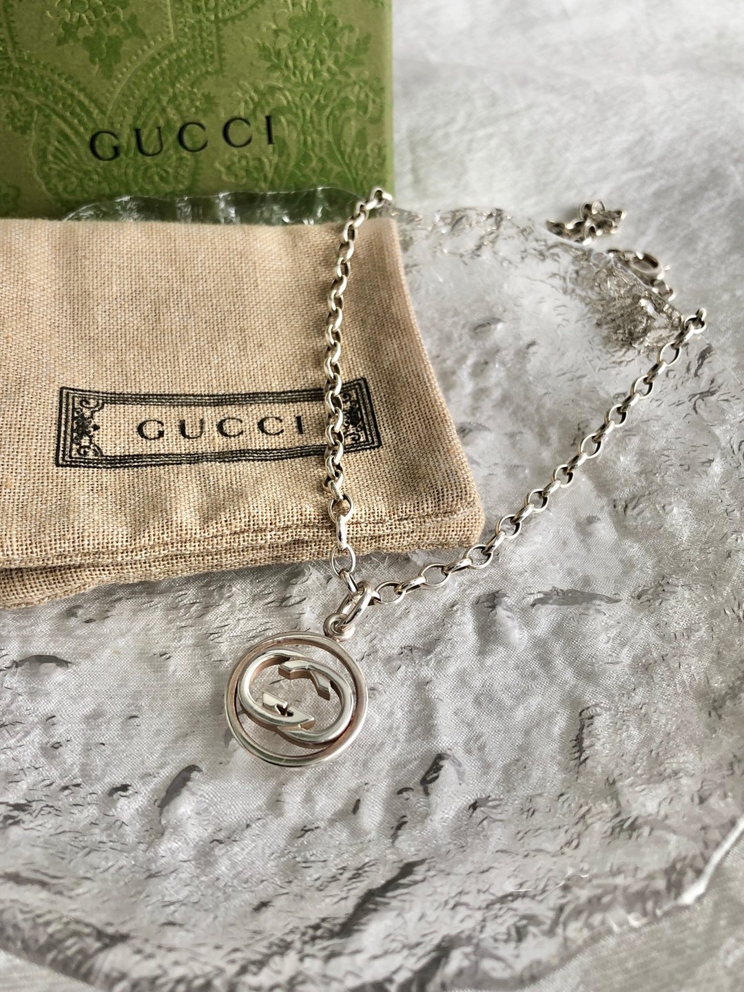 【日本直送 名牌中古包】GUCCI 古驰 项链 双 G 925 vintage 古着 复古 npu5rg - 项链 - 纯银 银色