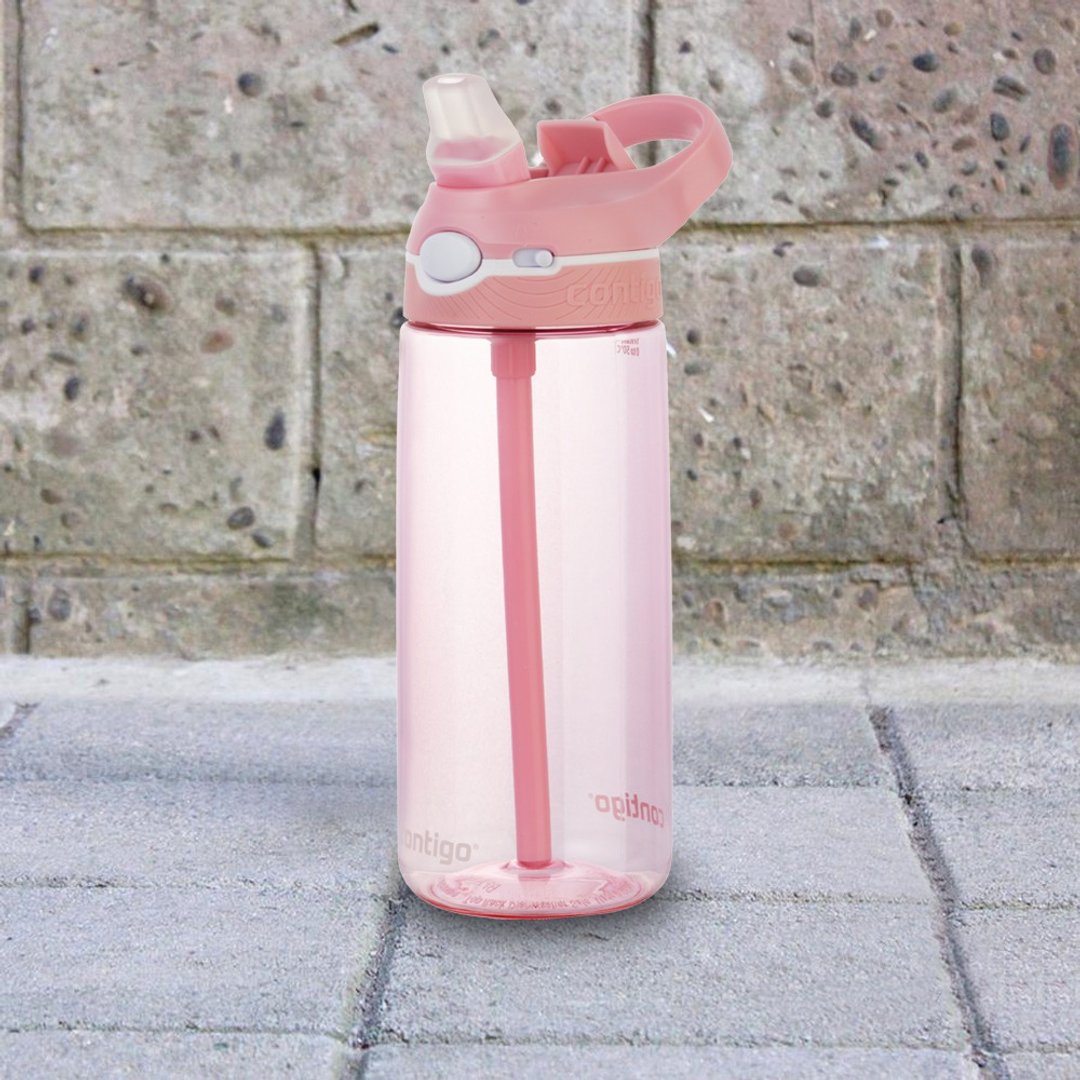 【Buffalo 牛头牌】Contigo 运动吸管瓶590cc-粉红 - 水瓶/水壶 - 塑料 粉红色