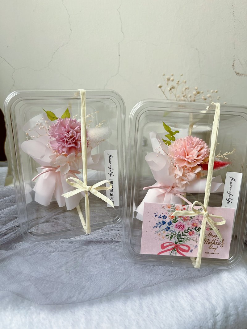 【母亲节花束】flower-of-life 韩式迷你小花束 粉紫色 日本扩香 - 干燥花/捧花 - 植物．花 粉红色