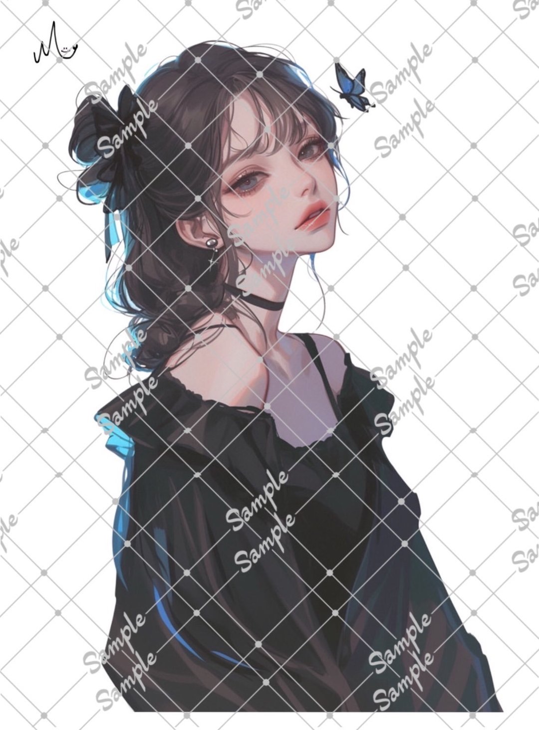原创人物贴纸 10月新款 - 贴纸 - 纸 