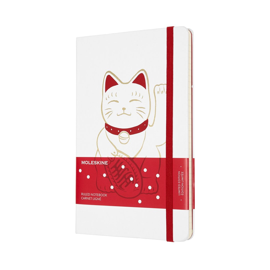 _勿上架_【优惠特卖】MOLESKINE 招财猫限量笔记本 - 白 L 型横线 - 笔记本/手帐 - 纸 白色