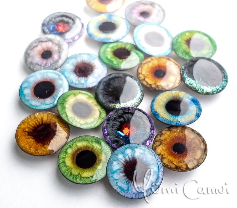 OOAK Blythe 14mm 3D Eye chips Collection #02 - 其他 - 塑料 