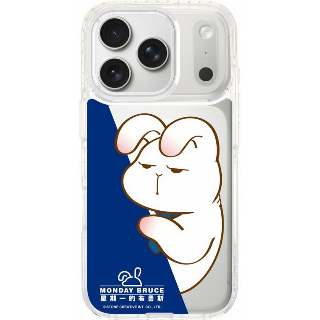 星期一 Bruce 需要休息一下 iPhone17 Pro 透明/磁吸磁换式手机殻 - 手机壳/手机套 - 塑料 多色