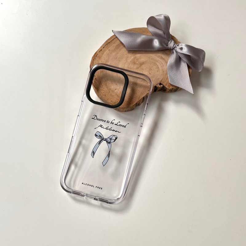 【Deserve to be loved 蝴蝶结】| Clear 犀牛盾 透明壳 i12以上 - 手机壳/手机套 - 其他材质 透明