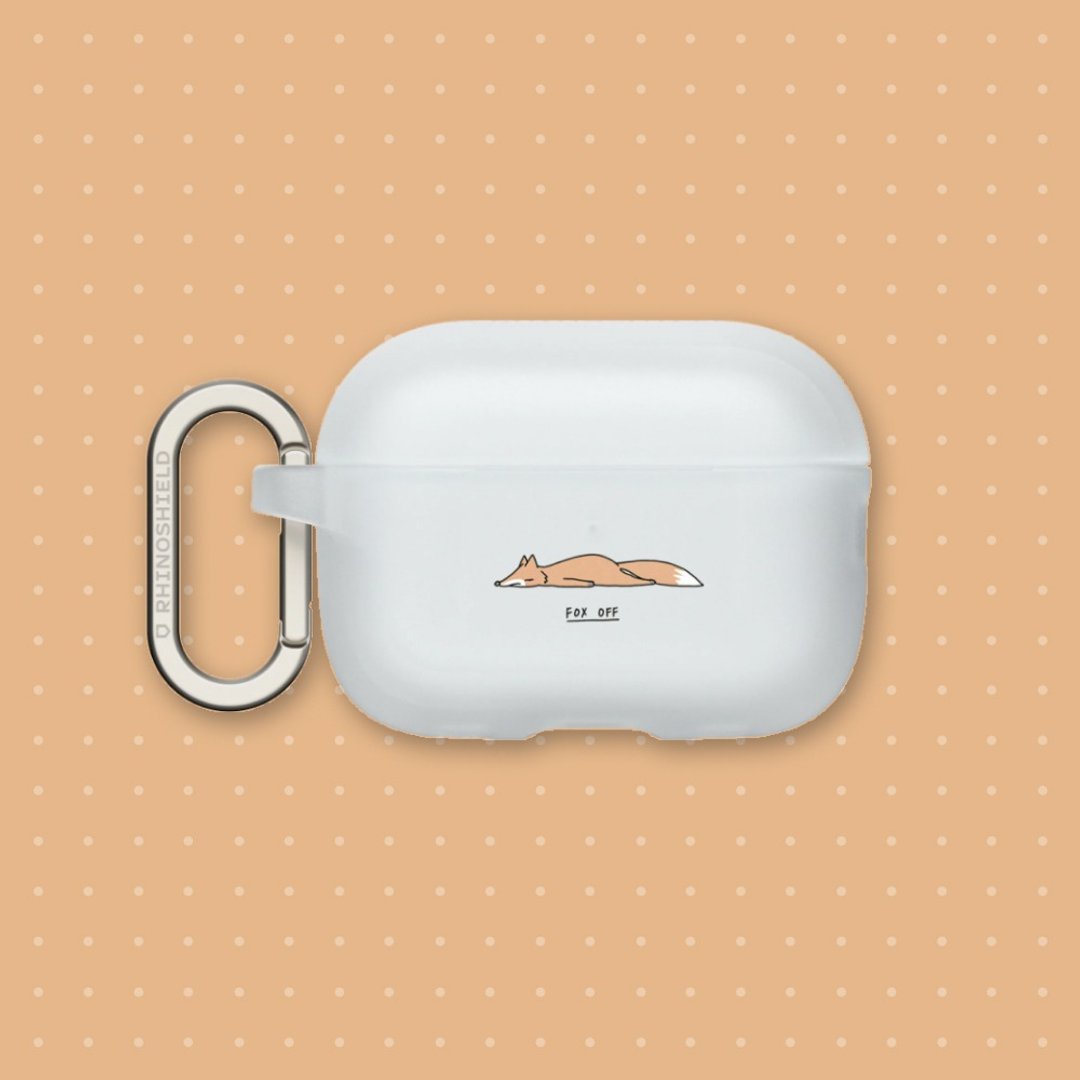 Airpods 系列 防摔耳机保护壳∣ilovedoodle 系列/狐狸 - 耳机收纳 - 塑料 多色