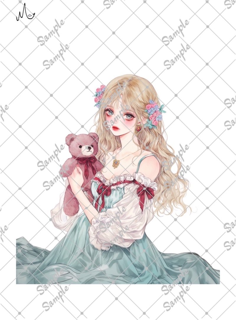 原创人物贴纸 11月新品 - 贴纸 - 纸 