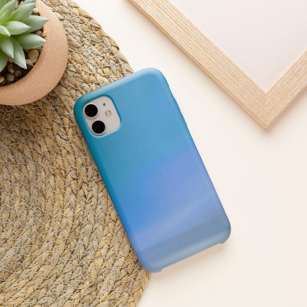 客制手机壳 iPhone 14 13 Pro Matte 复古复古抽象 8 蓝绿色 - 手机壳/手机套 - 塑料 多色