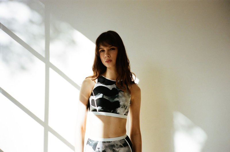 Primary tank top – 黑色墨水印花 / 泳衣 (分开售卖) 034CINK - 女装泳衣/比基尼 - 聚酯纤维 多色