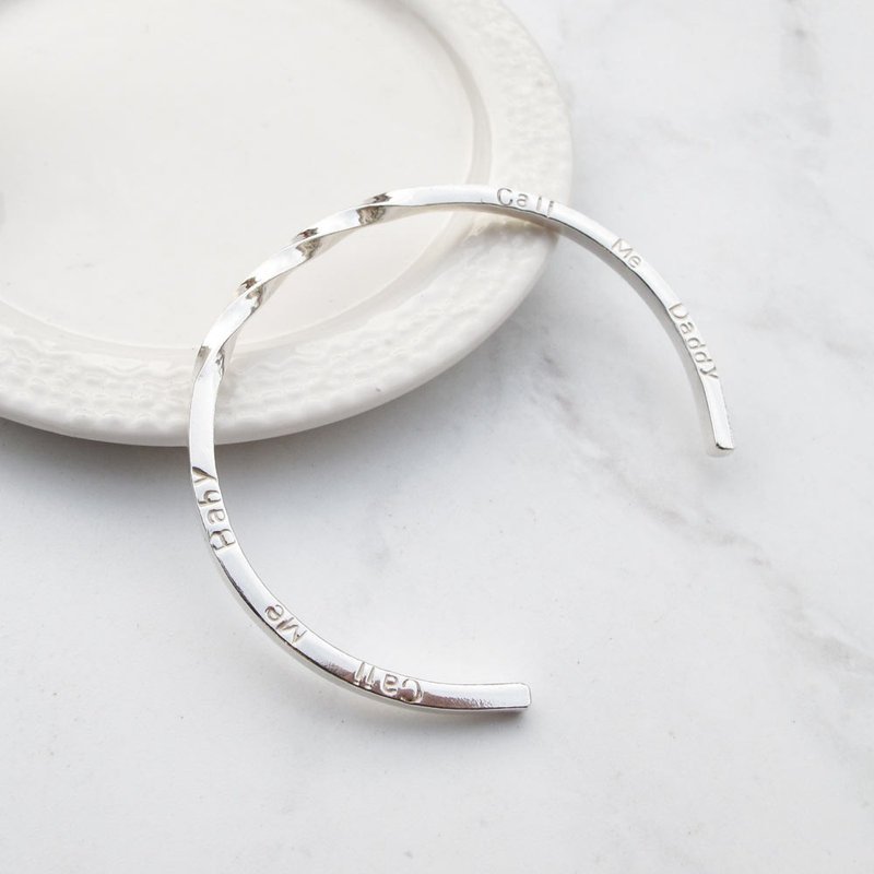 DIY手工银饰教学卷 | 文化币可 |极简 扭转纯银细版手环 | 大员囡 - 金工/饰品 - 纯银 