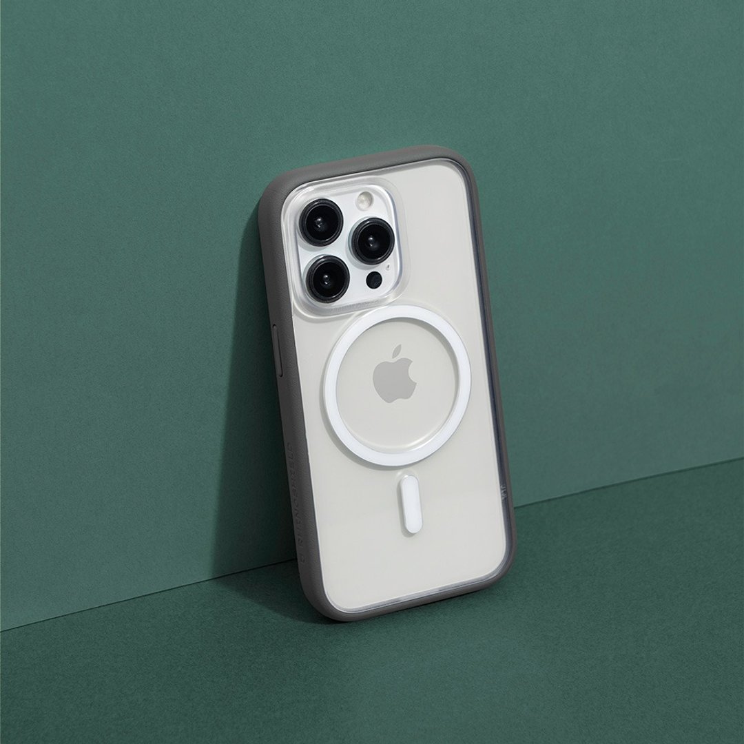 Mod NX(MagSafe兼容)超强磁吸手机壳/泥灰色 for iPhone系列 - 手机配件 - 塑料 灰色