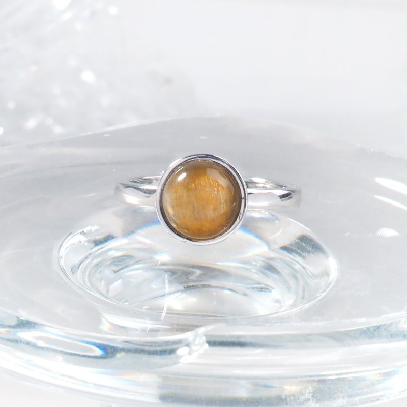 阳熠 | 太阳石 / 天然石 / 水晶 | 天然宝石戒指 - 戒指 - 宝石 