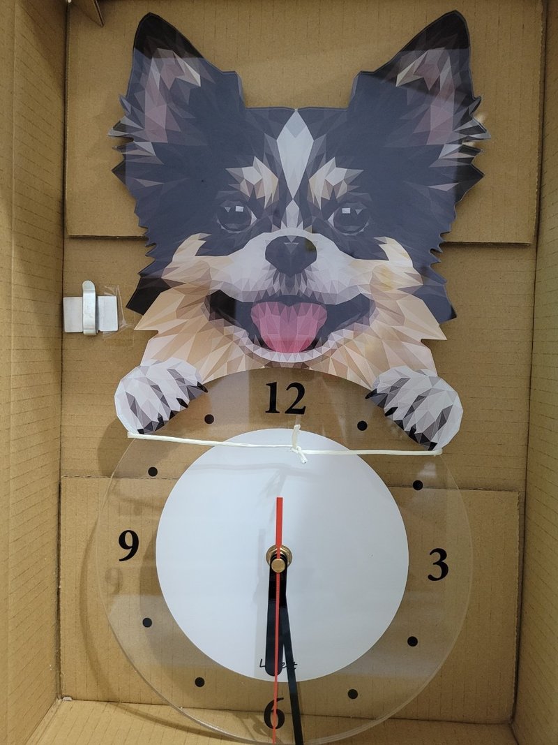 Loveit 角面设计  生活挂钟现货  (黑长吉) - 时钟/闹钟 - 压克力 