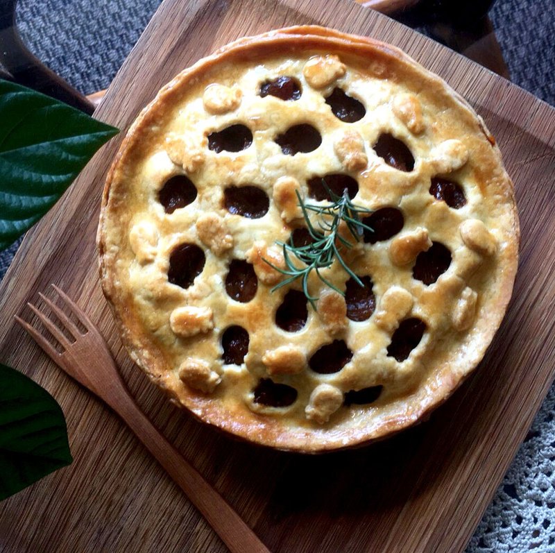 夏日焦糖凤梨派 pinapple and caramel pie - 咸派/甜派 - 新鲜食材 