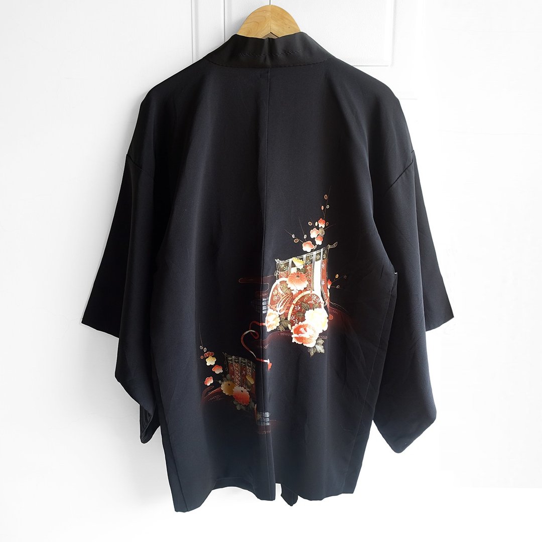 │Slowly│日本古董-轻和服长版外套O22│古着.vintage.复古.文艺. - 女装休闲/机能外套 - 聚酯纤维 多色