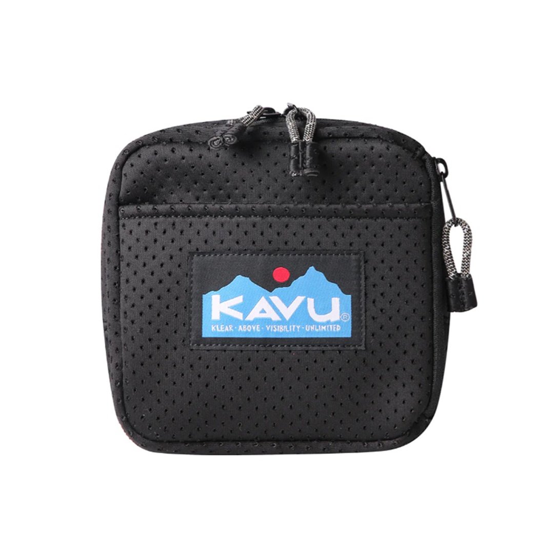 【西雅图 KAVU】Tybee Cube 多夹层收纳包 黑色 #9415 - 化妆包/杂物包 - 其他材质 黑色