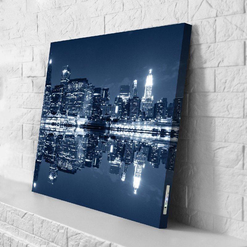 【日本 VisualSonic】蓝牙画布音箱- New York City II - 扩音器/喇叭 - 木头 多色