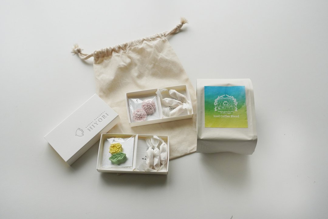 Summer iced coffee blend and Wasanbon set - 咖啡 - 环保材料 