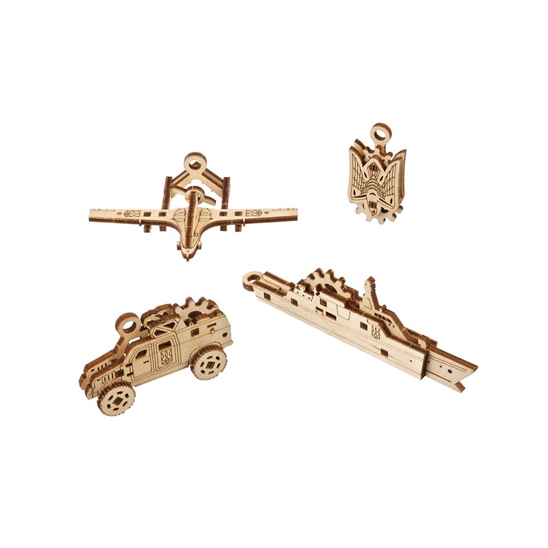 /Ugears/ 手痒迷你装甲组 - 木工/竹艺/纸艺 - 木头 