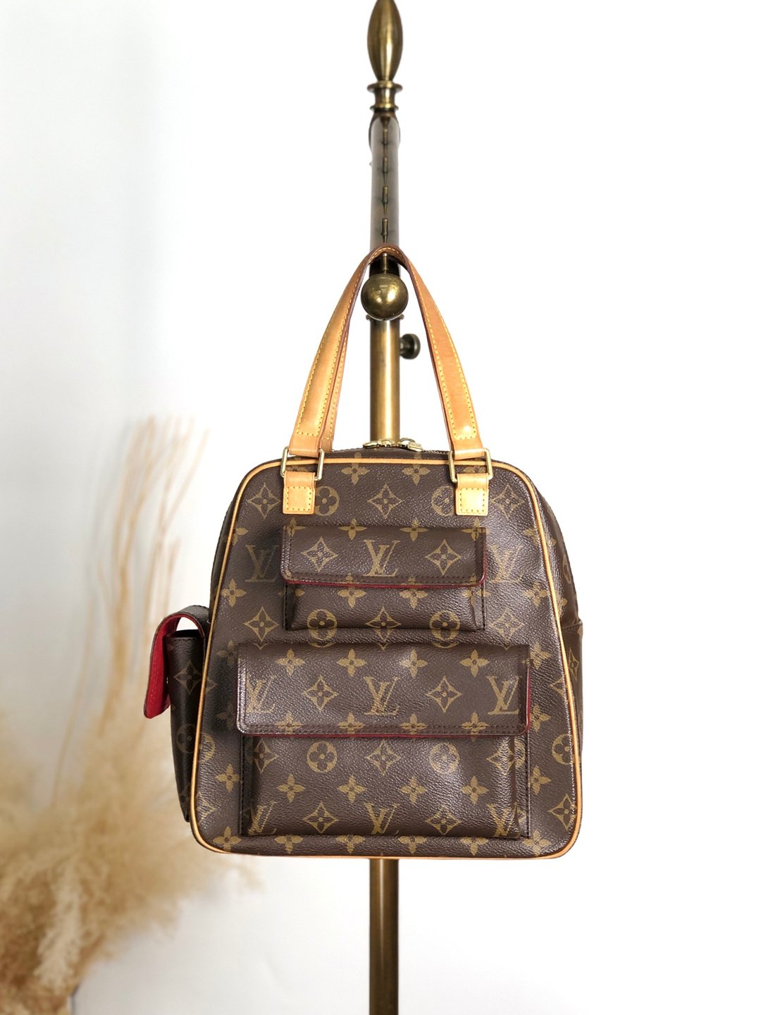 【日本直送 名牌中古包】LOUIS VUITTON Excentri-Cité Monogram 手提包 棕色 PVC 皮革 M51161 bfxwva - 手提包/手提袋 - 防水材质 咖啡色