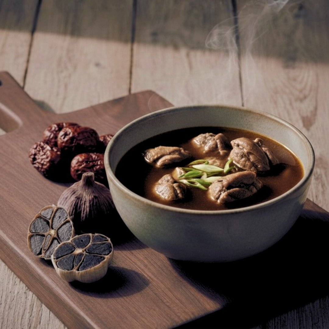 泰昌堂 | 黑蒜头鸡汤 | 温和滋补 馥郁回甘 特选黑蒜头 钮扣菇 - 料理包 - 新鲜食材 