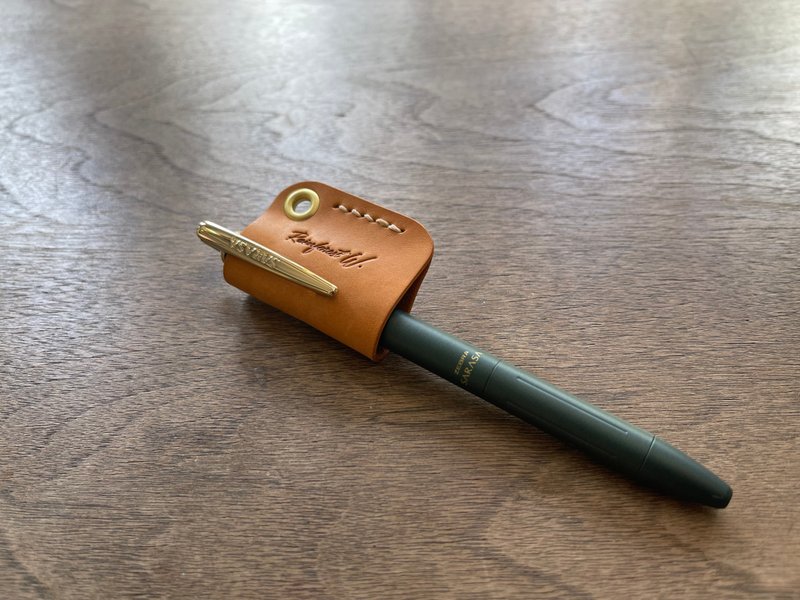 【手作革物】厚底真皮随身笔套、加护灵Cleverin笔套(不含挂绳) - 其他 - 真皮 