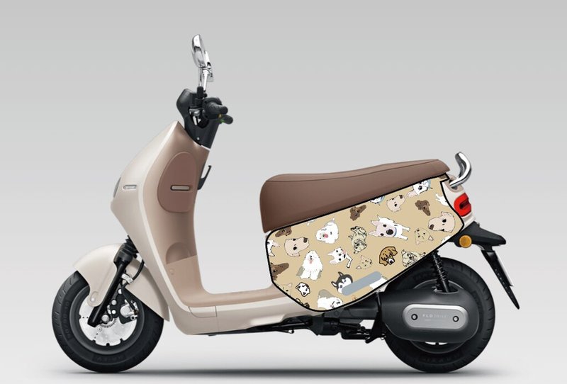 BLR gogoro Delight 防刮车套 iD217 毛孩大集合 - 其他 - 聚酯纤维 卡其色