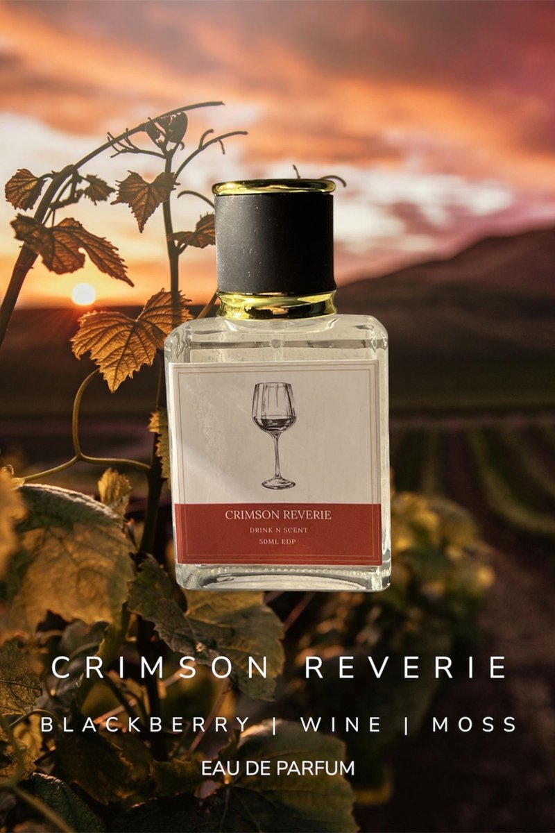 红酒系列 - CRIMSON REVERIE (黑莓 | 红酒 | 苔藓) - 香水/香膏 - 玻璃 多色