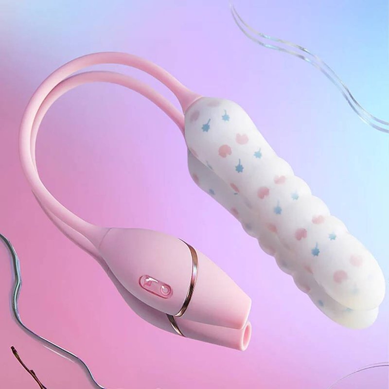 KISTOY CATHY PLUS 吸吮多频按摩跳蛋 情趣用品自慰器 吸吮按摩棒 - 情趣用品 - 其他材质 粉红色