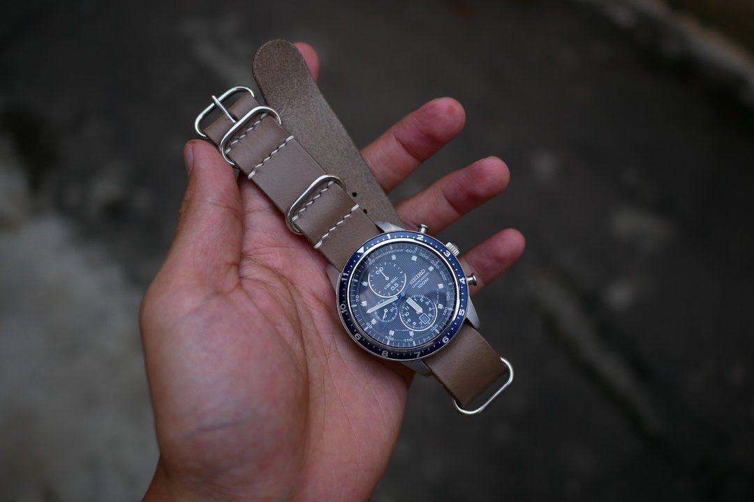 NATO表带 Buttero皮革 G10北约表带 nato straps 北约军用表带 - 表带 - 真皮 黑色