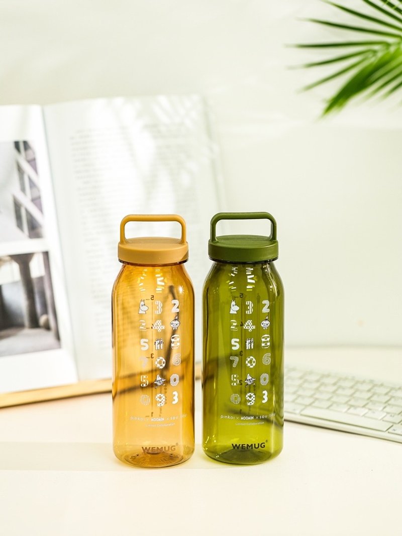 【Pinkoi x Moomin x SOU・SOU】双子装620ml十数限定提式瓶 - 水瓶/水壶 - 塑料 多色